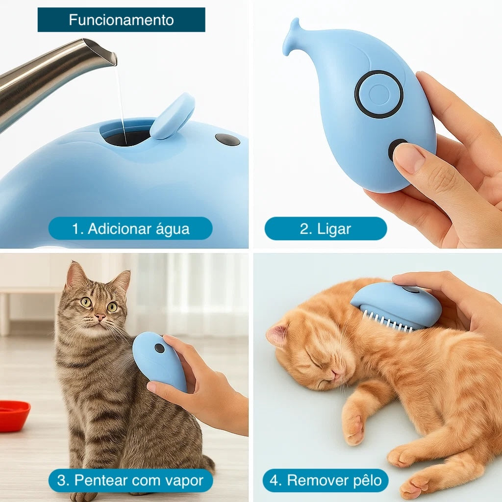 Escova animais para remover pêlo - Hinoteki